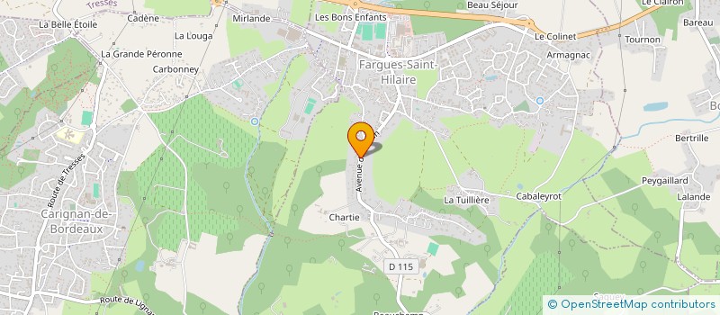 localisation de l'entreprise SCEBP  FARGUES-SAINT-HILAIRE