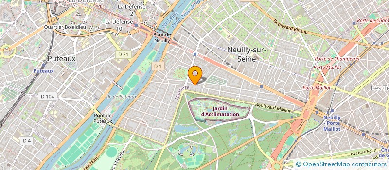 localisation de l'entreprise SCED à NEUILLY-SUR-SEINE