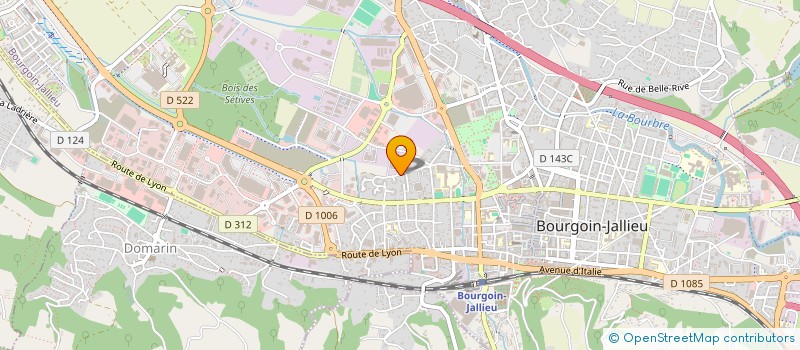 localisation de l'entreprise SCEDAP MEMOVISION COMMUNICATION à BOURGOIN-JALLIEU