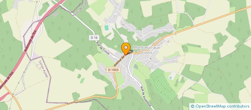 localisation de l'entreprise SCEL COUDERD  MONTREUIL-AUX-LIONS