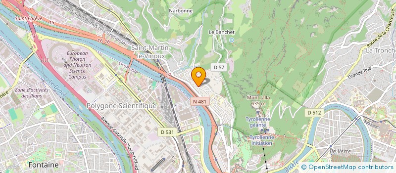 localisation de l'entreprise SCELLESG  SAINT-MARTIN-LE-VINOUX