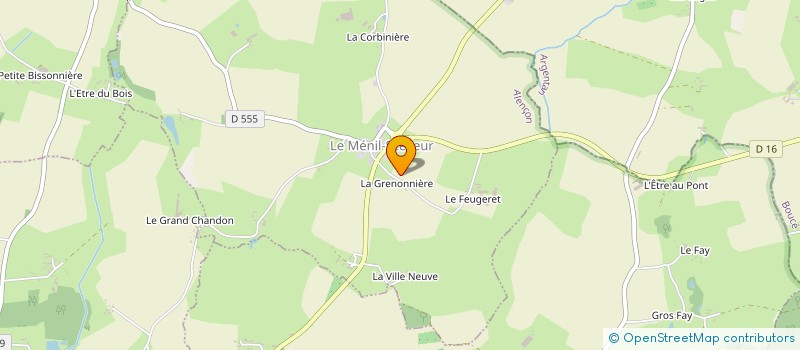 localisation de l'entreprise SCELLEUR PAYSAGE à LE MENIL-SCELLEUR
