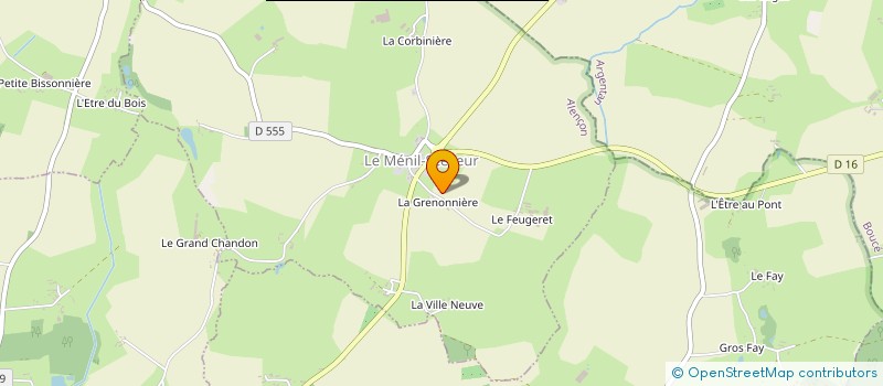 localisation de l'entreprise SCELLEUR PAYSAGE SERVICES à LE MENIL-SCELLEUR