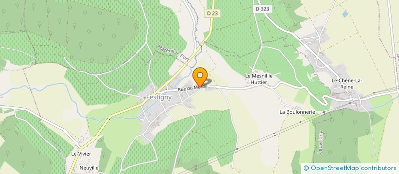 localisation de l'entreprise SCELLIER  FESTIGNY