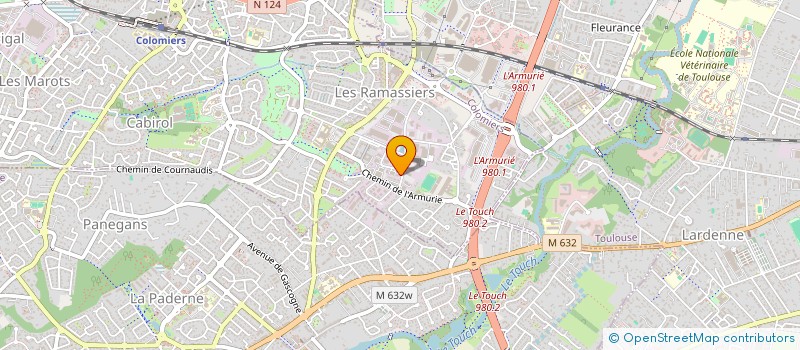 localisation de l'entreprise SCEM  COLOMIERS