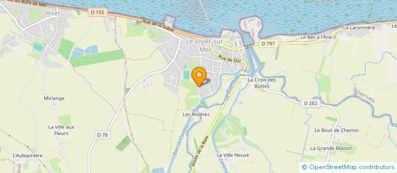 localisation de l'entreprise SCEM C.D.A à LE VIVIER-SUR-MER