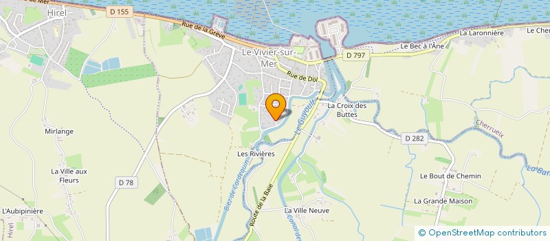 localisation de l'entreprise SCEM GUITTON à LE VIVIER-SUR-MER