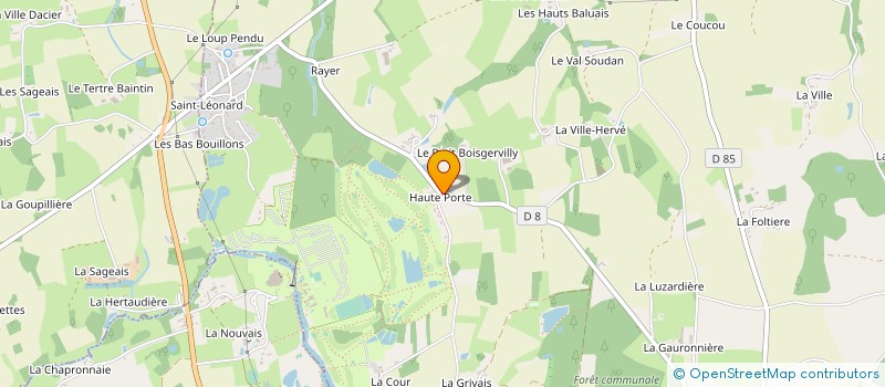 localisation de l'entreprise SCEM LA SIRENE DUPUY à CHERRUEIX
