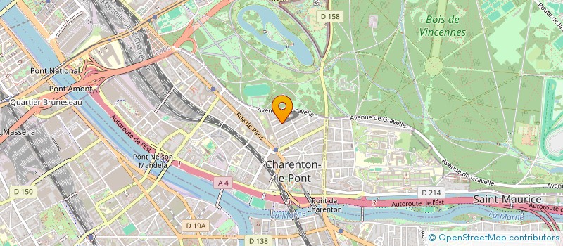 localisation de l'entreprise SCEMAMA ERDOS  CHARENTON-LE-PONT