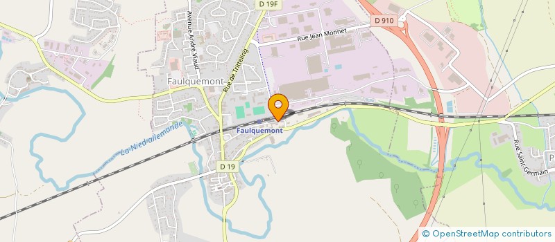 localisation de l'entreprise SCEMIE  FAULQUEMONT