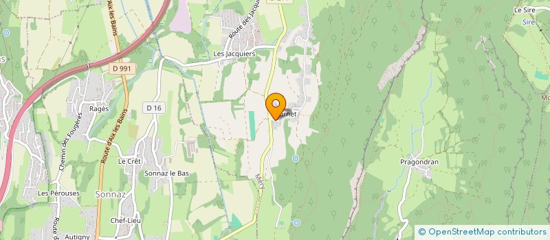 localisation de l'entreprise SCEML  MERY