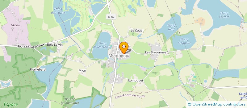 localisation de l'entreprise SCEMS  MONTHIEUX