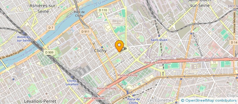 localisation de l'entreprise SCEMSI ENTREPRISE  CLICHY