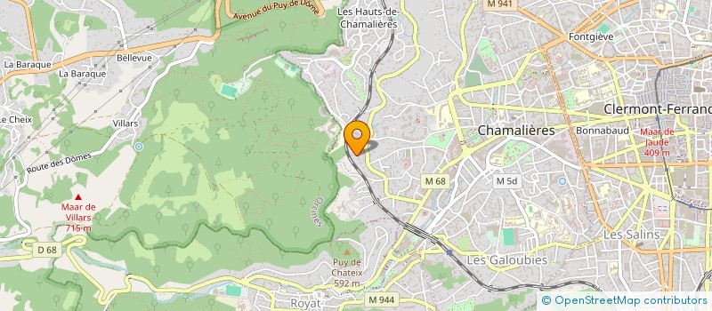 localisation de l'entreprise SCEN  CHAMALIERES