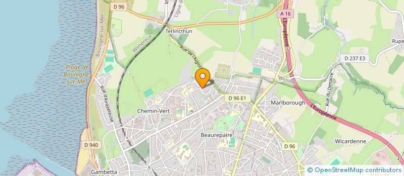 localisation de l'entreprise SCEN'ARC-EN-CIEL à BOULOGNE-SUR-MER