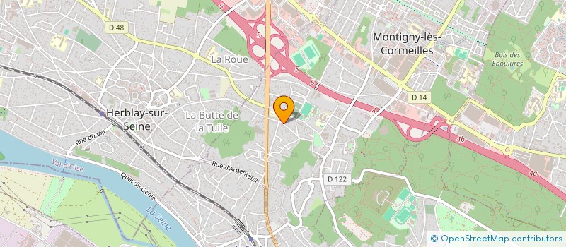 localisation de l'entreprise SCEN'ART  MONTIGNY-LES-CORMEILLES