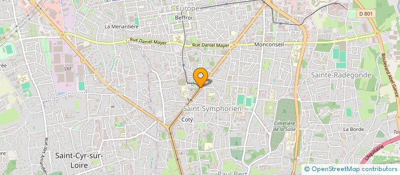 localisation de l'entreprise SCEN'ART VIDEO  TOURS