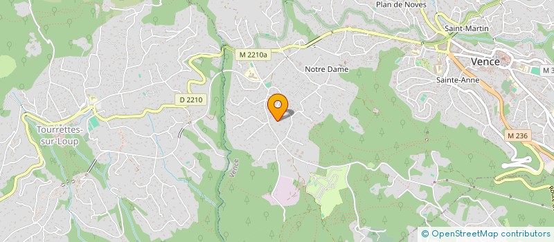 localisation de l'entreprise SCEN'ARTS  VENCE