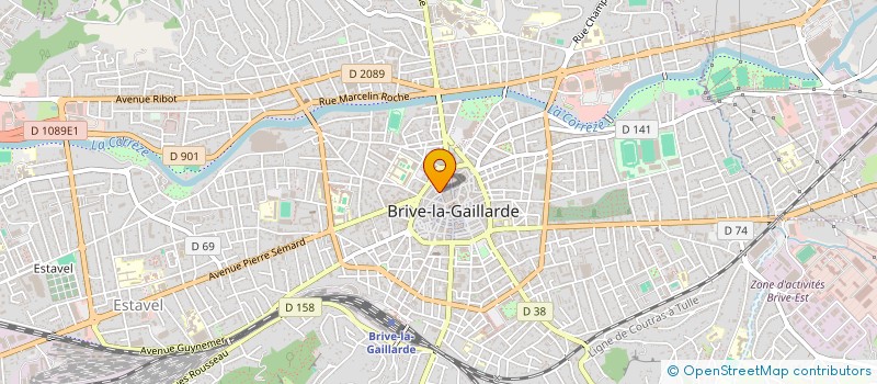 localisation de l'entreprise SCEN'CIELLES  BRIVE-LA-GAILLARDE