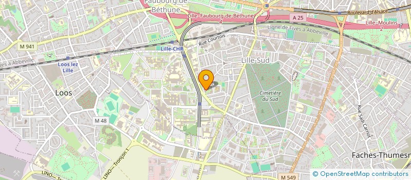 localisation de l'entreprise SCEN' ET MOTION à LILLE