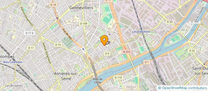 localisation de l'entreprise SCENA NOSTRA à GENNEVILLIERS