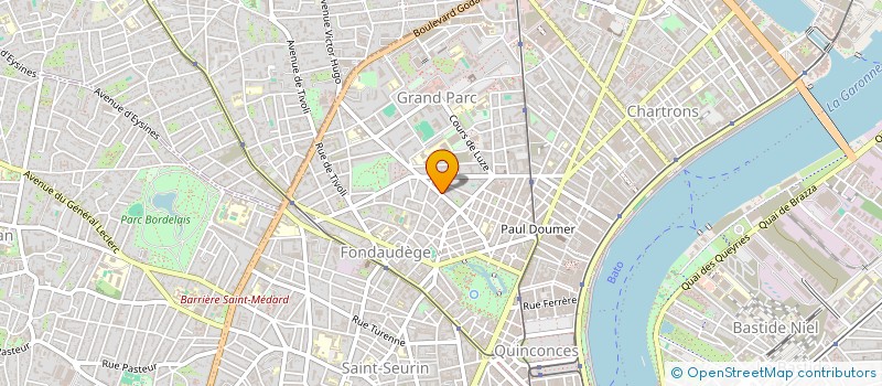 localisation de l'entreprise SCENARII à BORDEAUX