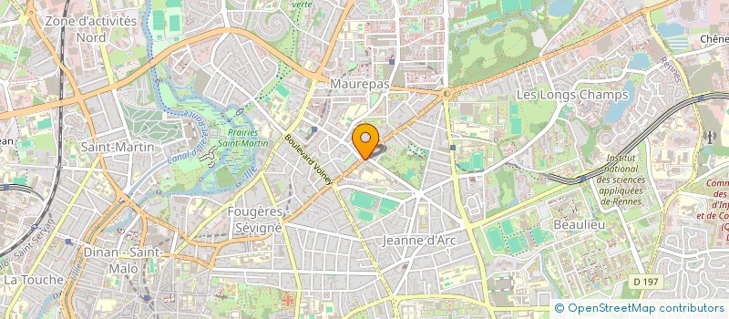 localisation de l'entreprise SCENARII & STRATEGIES à RENNES