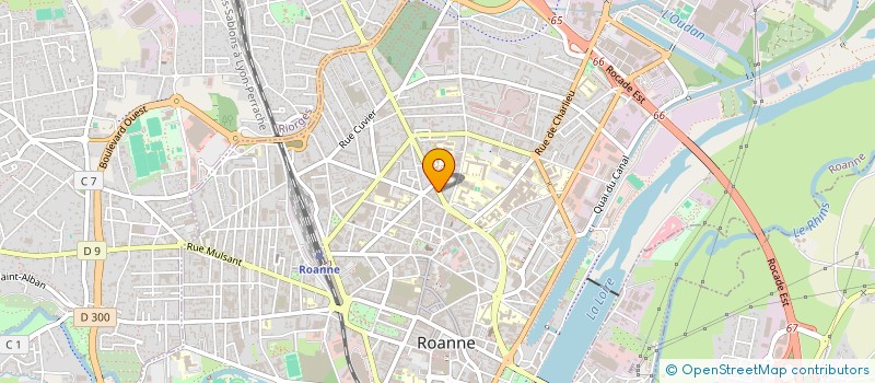 localisation de l'entreprise SCENARIO à ROANNE