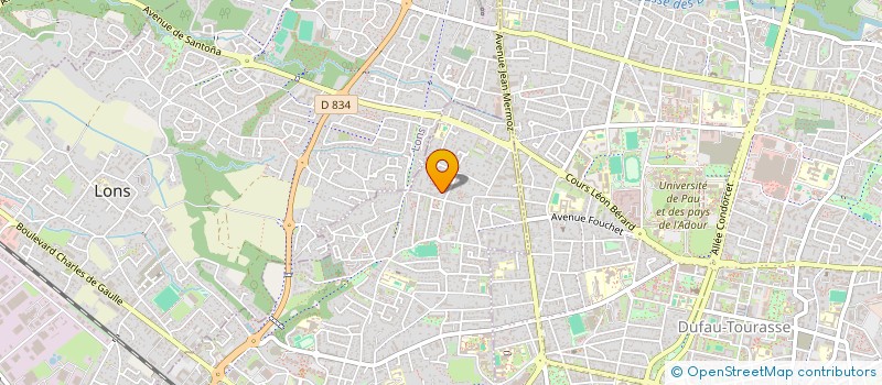 localisation de l'entreprise SCENARIO OFFICE  BILLERE