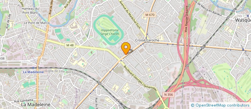 localisation de l'entreprise SCENARIO PRESTATIONS GRAPHIQUES à MARCQ-EN-BARŒUL