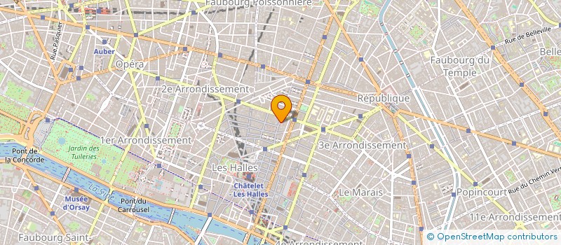 localisation de l'entreprise SCENARIO SARL à PARIS