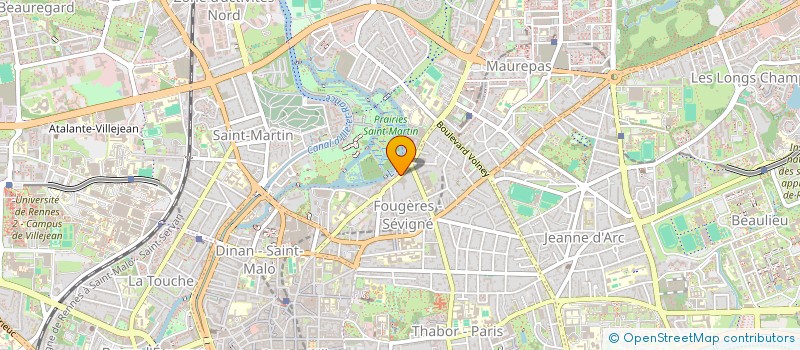 localisation de l'entreprise SCENAROPTIK  RENNES