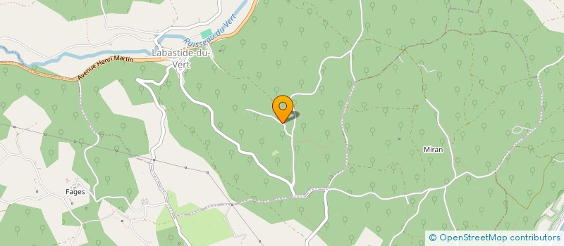 localisation de l'entreprise SCENART 2.0  LABASTIDE-DU-VERT