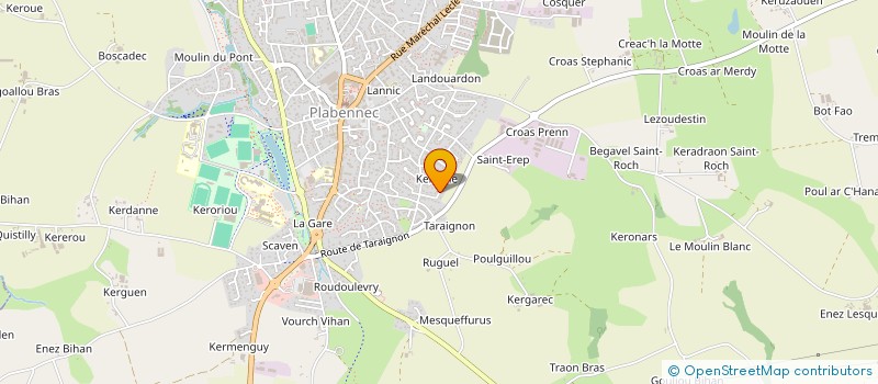 localisation de l'entreprise SCENE A VOUS  PLABENNEC