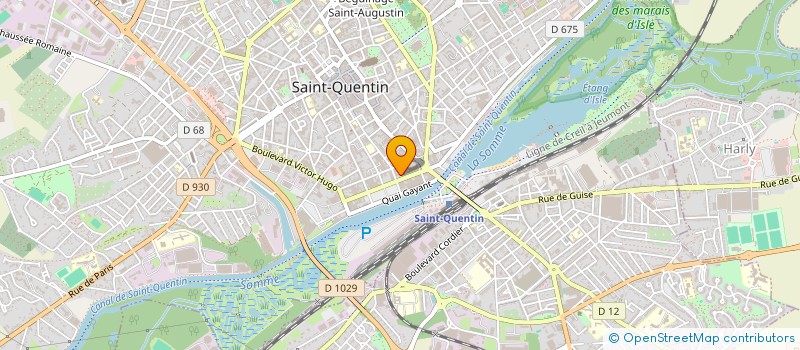 localisation de l'entreprise SCENE D ETOILES à SAINT-QUENTIN
