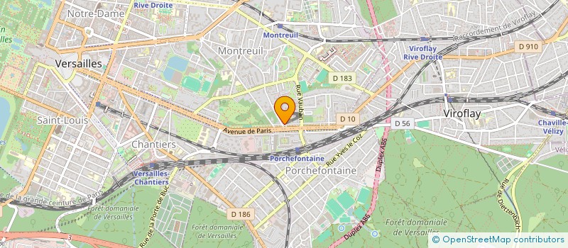 localisation de l'entreprise SCENE D INTERIEUR DEUXIEME à VERSAILLES