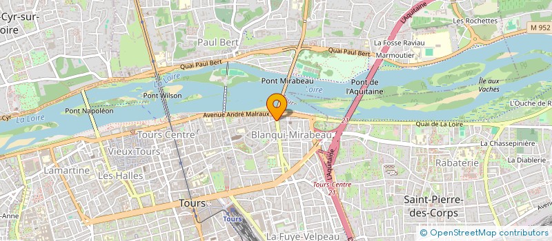 localisation de l'entreprise SCENE DE CRISTAL  TOURS