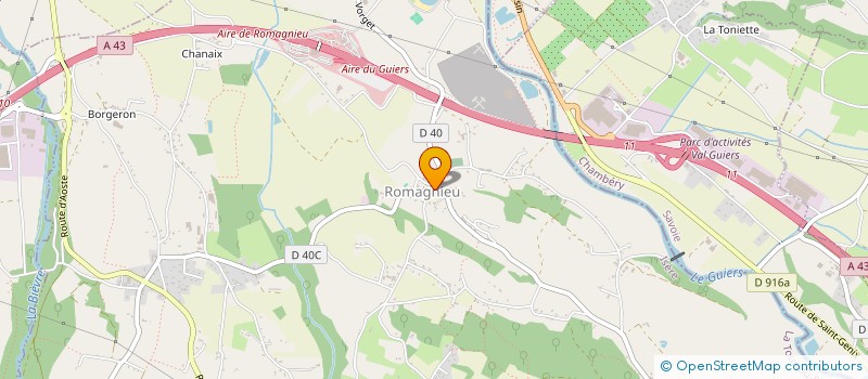 localisation de l'entreprise SCENE EN HERBE  ROMAGNIEU