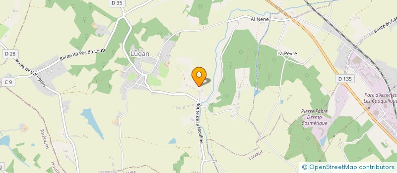 localisation de l'entreprise SCENE EN VIE  LUGAN