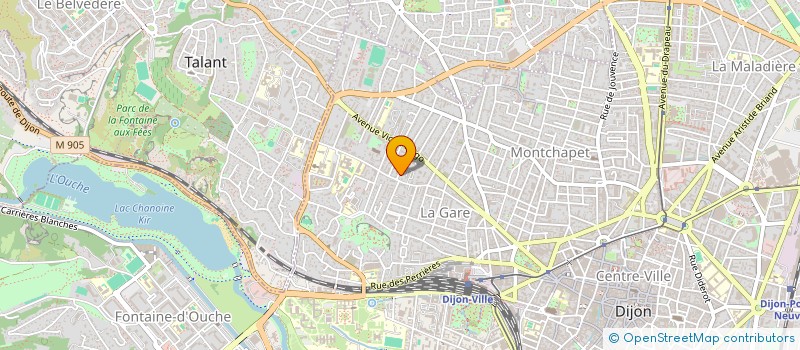 localisation de l'entreprise SCENE ET CETERA  DIJON