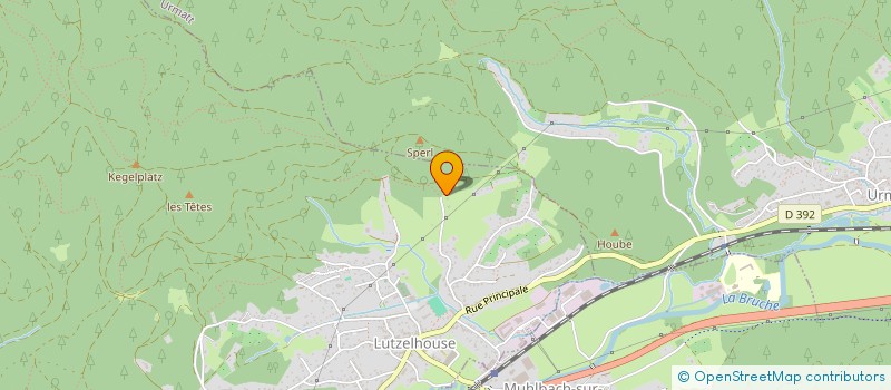 localisation de l'entreprise SCENE ET DANSE  LUTZELHOUSE