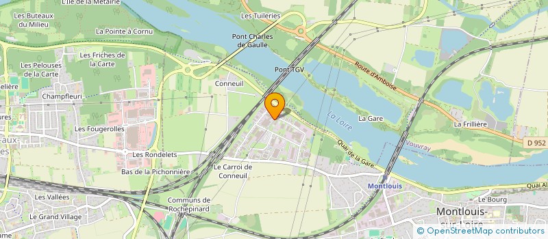 localisation de l'entreprise SCENE ET LOIRE  MONTLOUIS-SUR-LOIRE