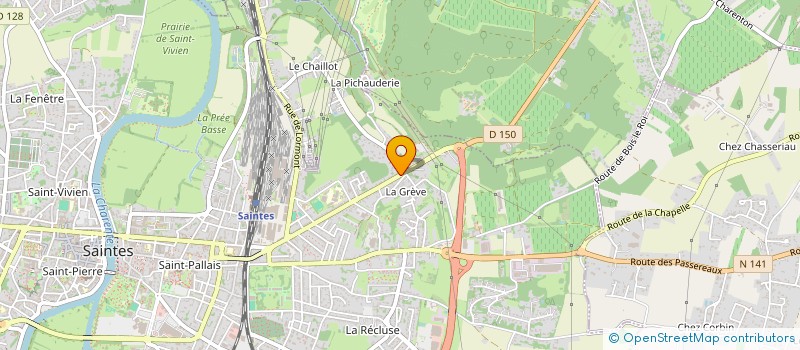 localisation de l'entreprise SCENE OUVERTE  SAINTES