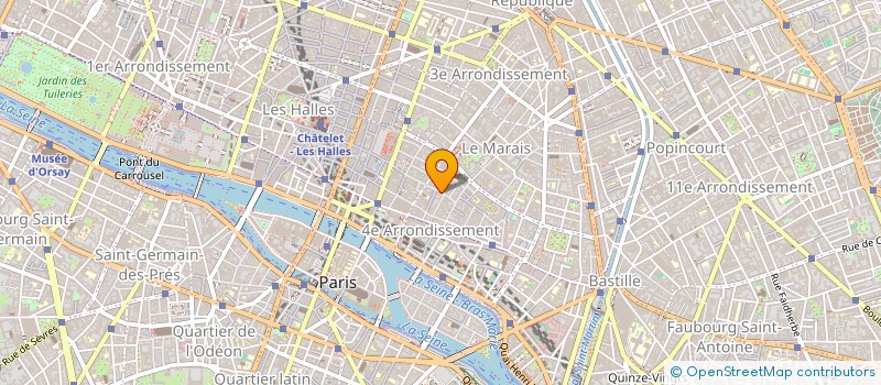 localisation de l'entreprise SCENE PARISIENNE UNIE  PARIS 04