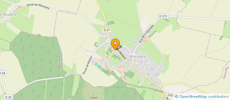 localisation de l'entreprise SCENE VERTE  WASSIGNY