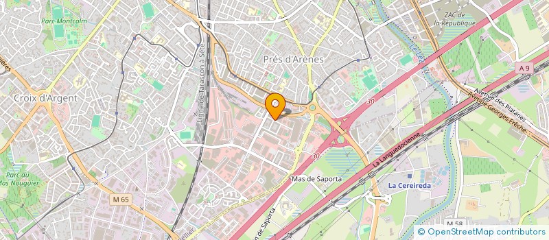 localisation de l'entreprise SCENECRAN à MONTPELLIER