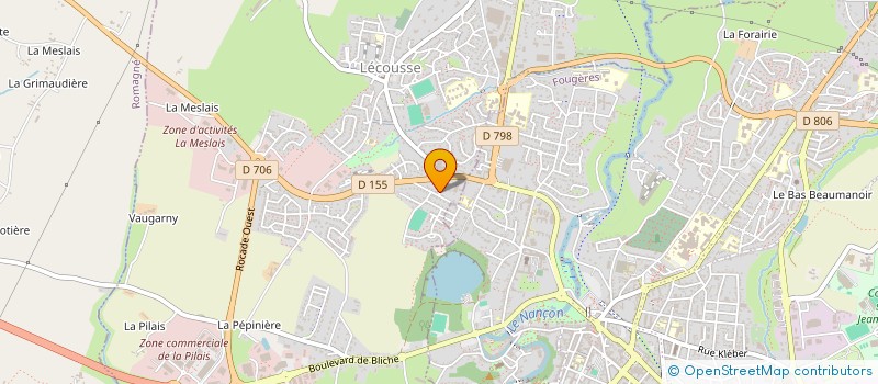 localisation de l'entreprise SCENECURE  LECOUSSE