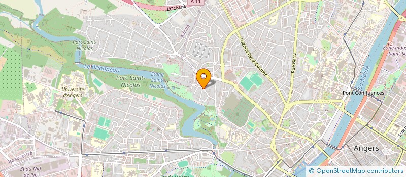 localisation de l'entreprise SCENEFONIA à ANGERS