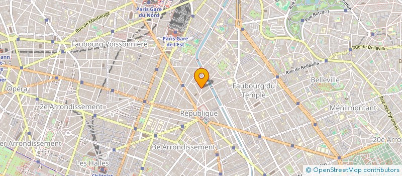 localisation de l'entreprise SCENERIES  PARIS