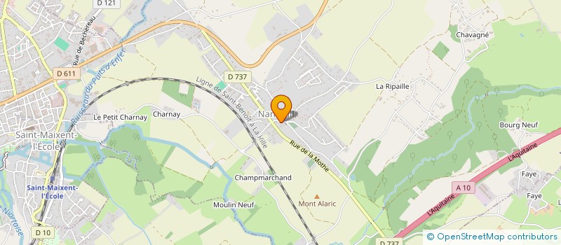 localisation de l'entreprise SCENES ALTERNATIVES  NANTEUIL